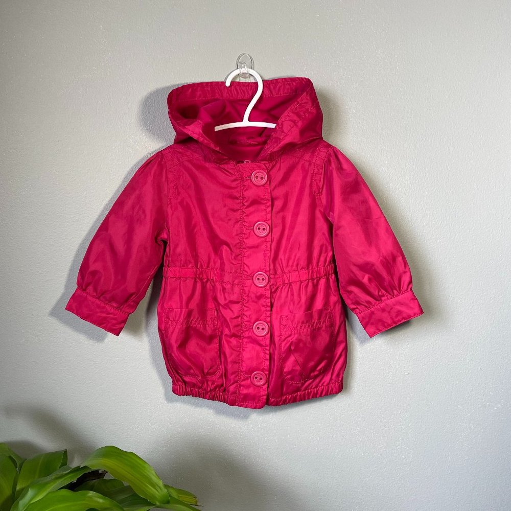 12-18 MONTHS BABY GAP PINK RAIN JACKET